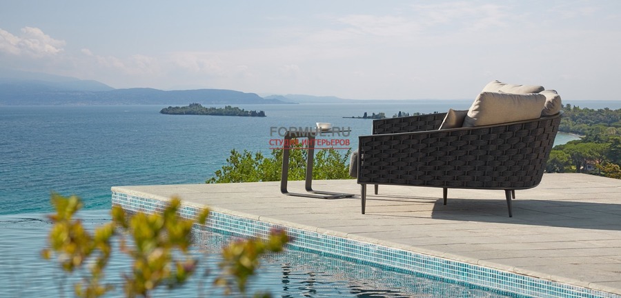 Диван Minotti CASCADE Daybed Lava F10